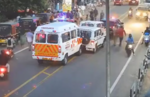 केरळचे मुख्यमंत्री पिनाराई विजयन यांच्या ताफ्याला अपघात; अचानक वळण घेणाऱ्या दुचाकीस्वाराला वाचवताना गाड्यांची सलग टक्कर.