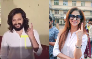 मुंबईत मतदानासाठी पोहोचले फिल्मी सितारे, रितेश देशमुख, उर्मिला मातोंडकर आणि इतर कलाकारांनी मतदानाचा हक्क बजावला.