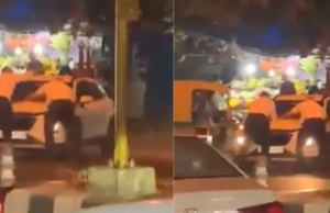 दिल्लीमध्ये वाहतूक पोलिसांना गाडीतून २० मीटरांपर्यंत ओढण्यात आले; धक्कादायक हिट अँड रन प्रकरण.