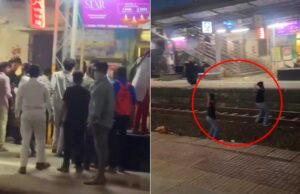 ठाणेतील अंबिवली येथे साखळी चोरट्याच्या अटकेनंतर जमावाकडून दगडफेक; दोन पोलिस अधिकारी जखमी.