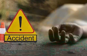 पुणे-सातारा महामार्गावर भीषण अपघात; दोन जण जखमी.