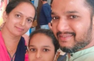 नववर्ष स्वागतासाठी धार्मिक यात्रेवर निघालेल्या कुटुंबावर काळाचा घात: पती, पत्नी व मुलगी जागीच ठार