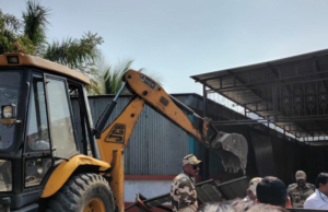 डूडूळगाव येथील अनधिकृत बांधकामांवर महापालिकेचा ‘हातोडा’!