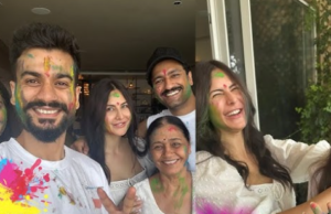 कतरिना कैफच्या रंगपंचमीचे खास सेलिब्रेशन: कौटुंबिक वातावरणात साजरी केली होळी