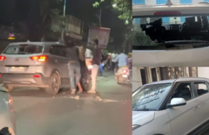 पुण्यातील पाषाण सर्कलजवळ भीषण रोडरेज! हॉर्न वाजवल्याचा राग मनात धरून पतीवर दगडाने हल्ला, पत्नीवरही अत्याचार; ICU मध्ये उपचार सुरू!