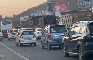 सोमाटणे ते देहू पोलीस स्टेशनदरम्यान वाहतूक कोंडीचा उच्चांक – नागरिक त्रस्त, वाहनचालकांनी सावधगिरी बाळगावी!